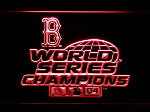 Boston Red Sox 2004 Champion Logo LED Neon Sign